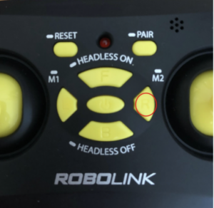 CoDrone Mini remote R button