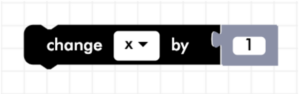 Blockly change by variable block