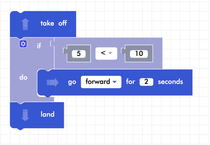 Blockly Junior if statement program - 5