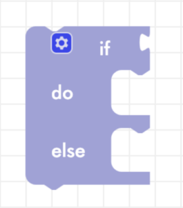 Blockly if else block