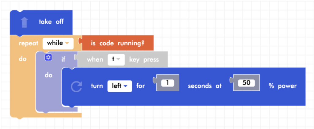 Blockly Junior practice remote control code