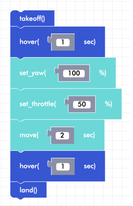 Blockly Senior flight variables program