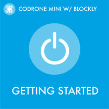 CoDrone Mini Blockly getting started cover image