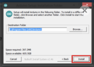 Arduino installation folder