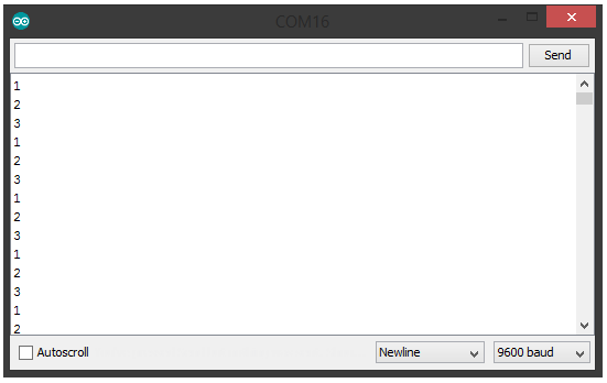 CoDrone Pro while loop example in serial monitor