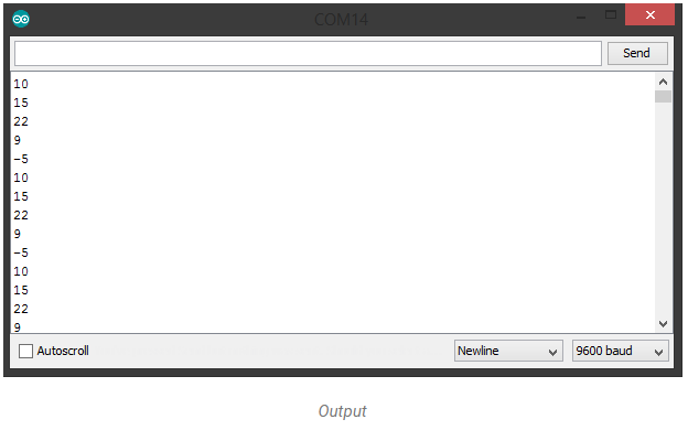 CoDrone Pro array program in serial monitor