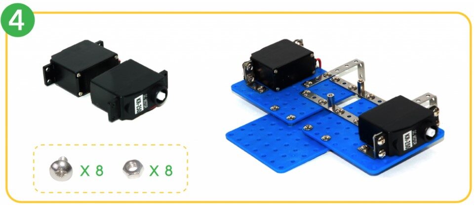 Line Follower Bot Motors and battery box1