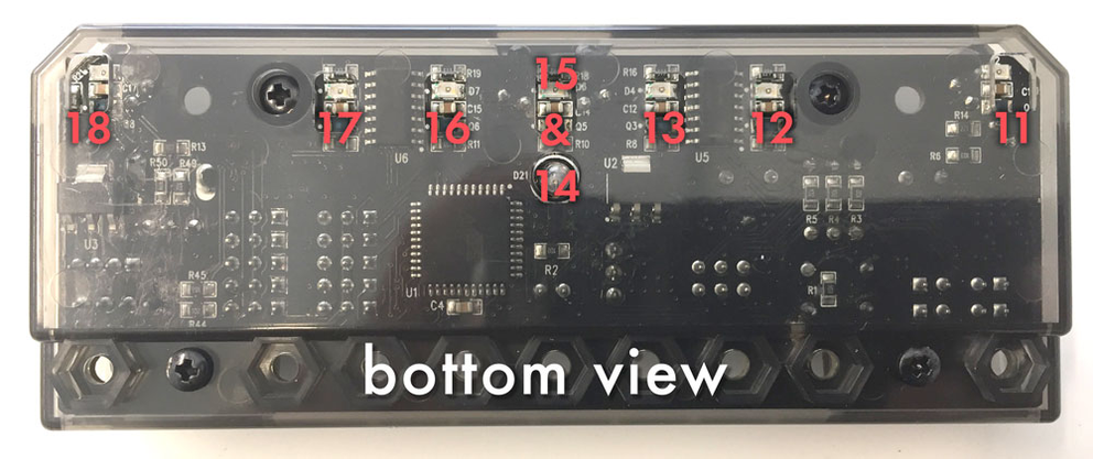 Line Follower Smart Inventor Board Bottom View