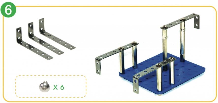 Long L-frames Standoffs Short Bolts