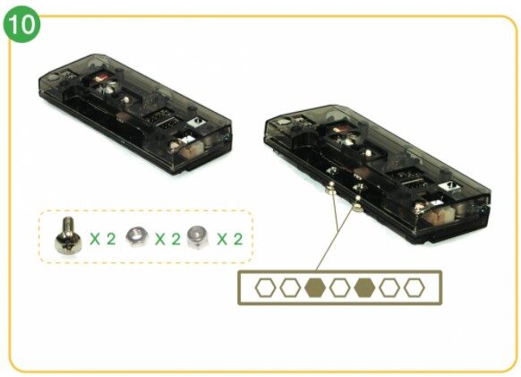 Long bolts Smart Inventor board