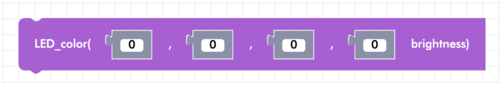 Blockly Senior solid LED block