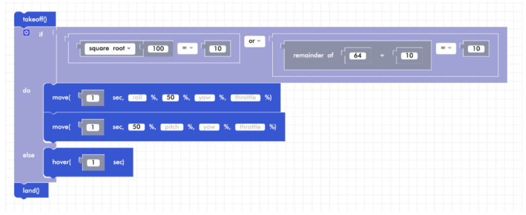 Blockly Senior logical or program