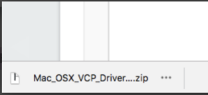 Mac OSX VCP Driver zip download