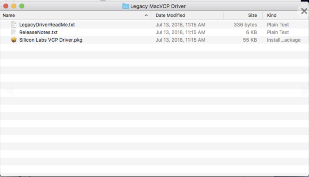 Silicon Labs VCP Driver.pkg