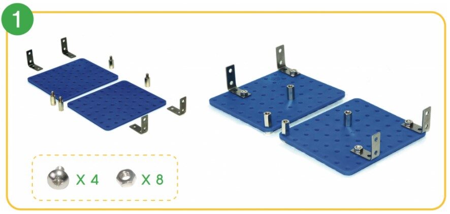 Short L-frames&Blueboard Attachment