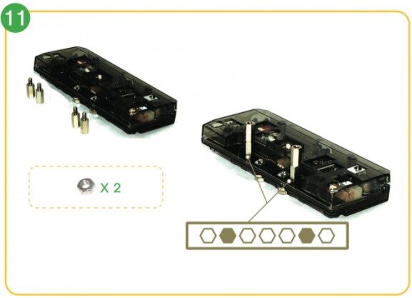 Short Standoffs Smart Inventor Board