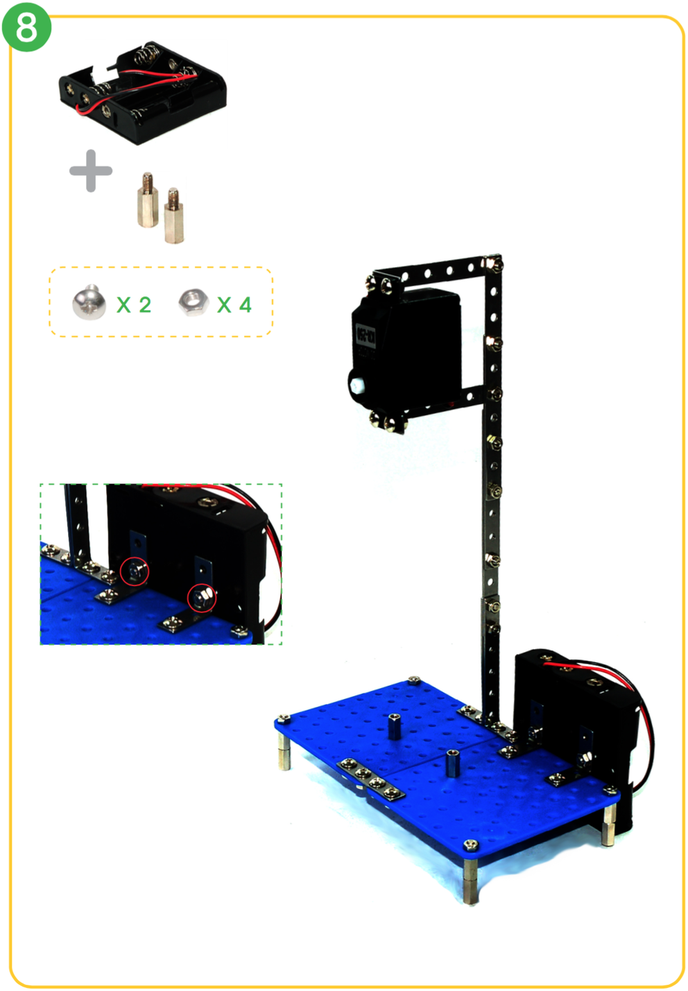 Viking Ship Bot Battery Box