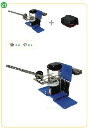 motor, arm, wheel, and base2