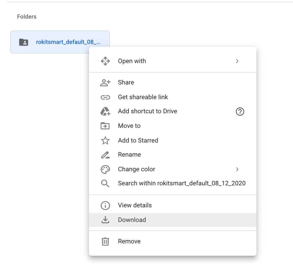 default rokit files download