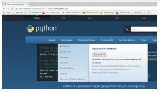 CD with Python - installing Python1