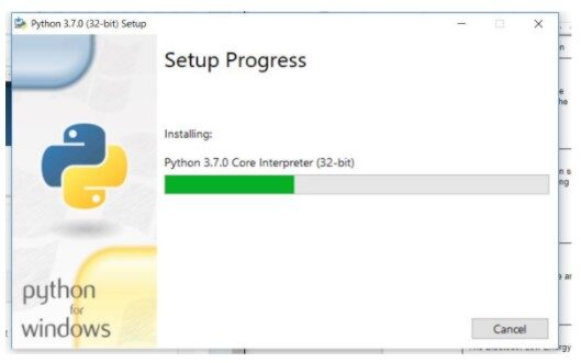 CD with Python - installing Python5