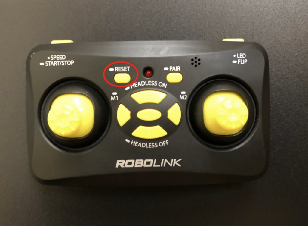 CoDrone Mini remote reset