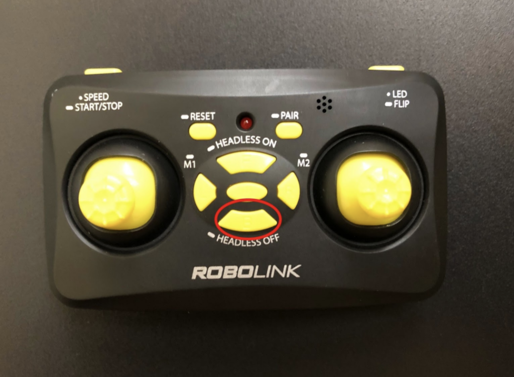 CoDrone Mini remote B button